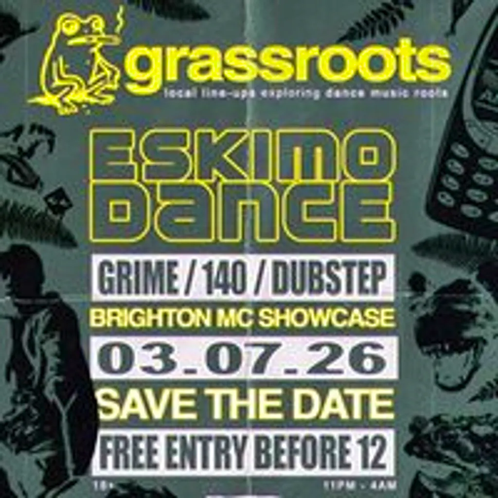Grassroots - FREE First Fridays - Grime, 140, Dubstep - 03/07/26 at Patterns Brighton