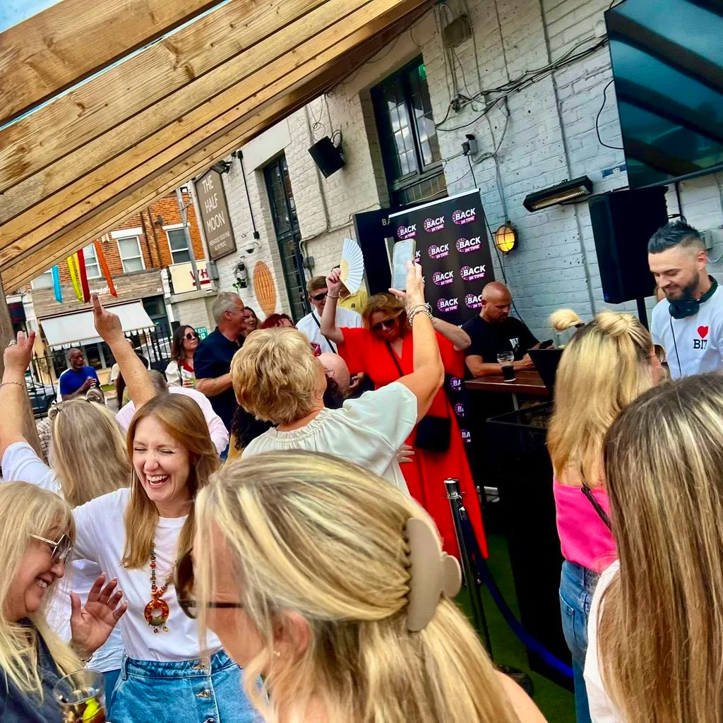 BACK IN TIME Garden Party at Half Moon Putney