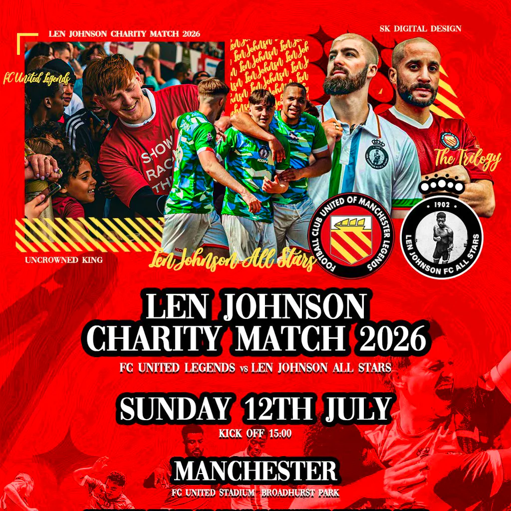 Len Johnson Charity Match at FC United Of Manchester Stadium