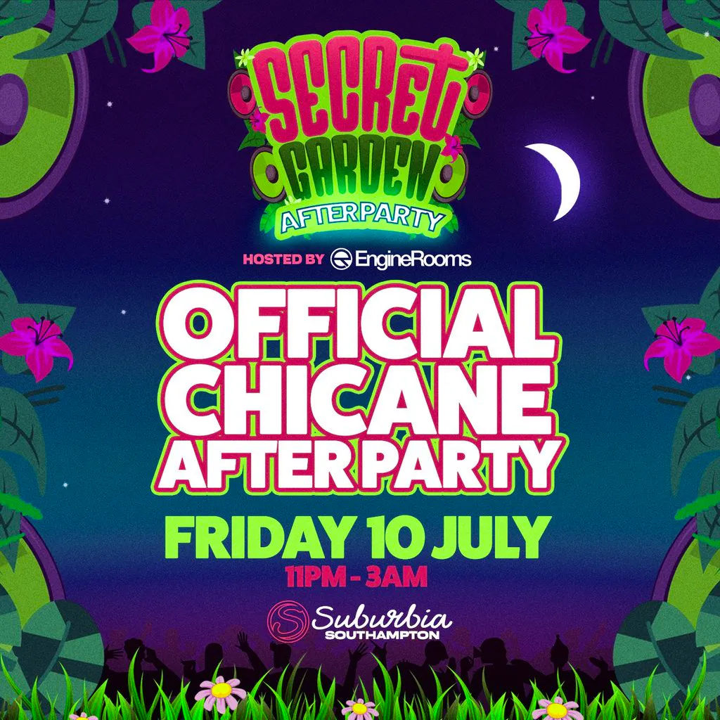 Chicane In The Garden Official Afterparty | Suburbia Southampton at Suburbia Southampton
