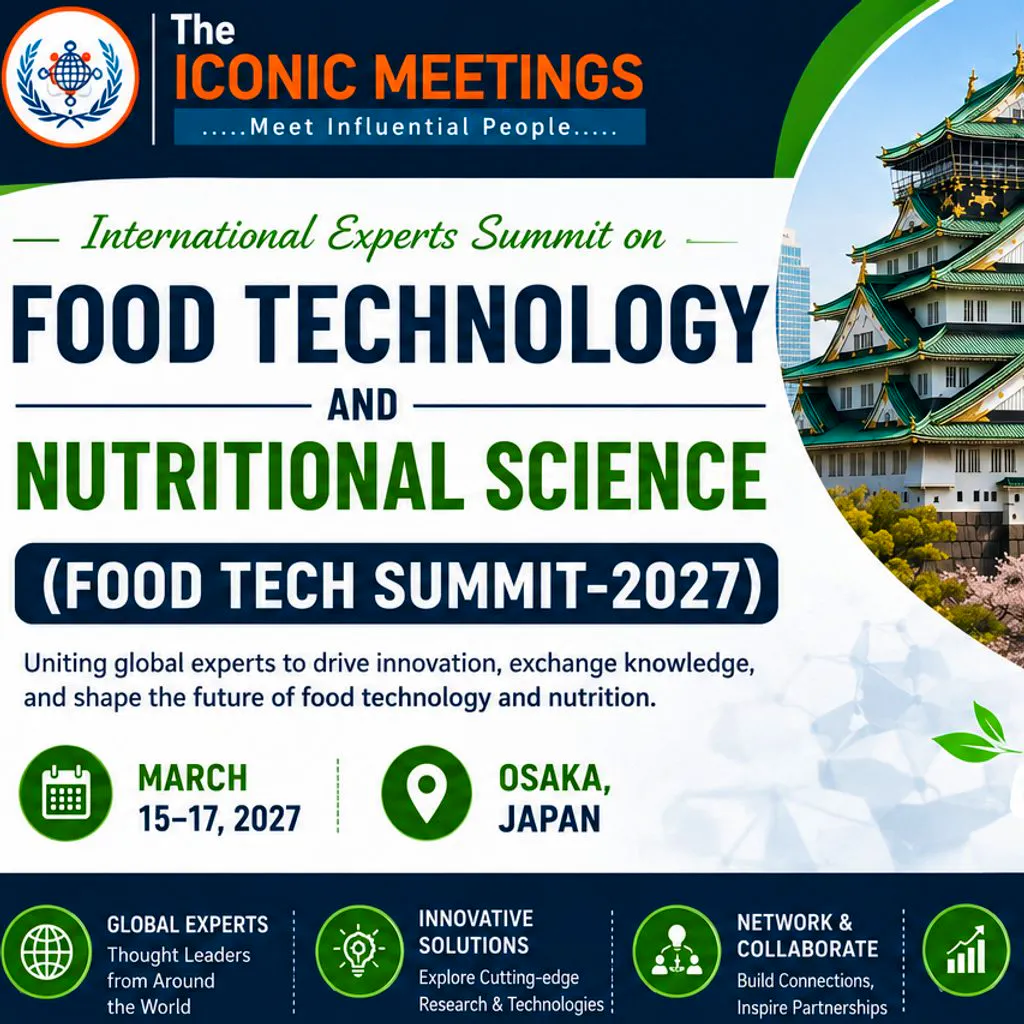 International Experts Summit on  Food Technology and Nutritional at Osaka Japan