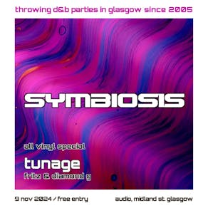 Symbiosis Drum & Bass All Vinyl special with Tunage DJs