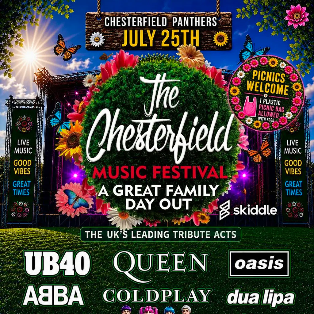 Chesterfield Music Festival - Saturday Parking at Chesterfield Panthers RUFC