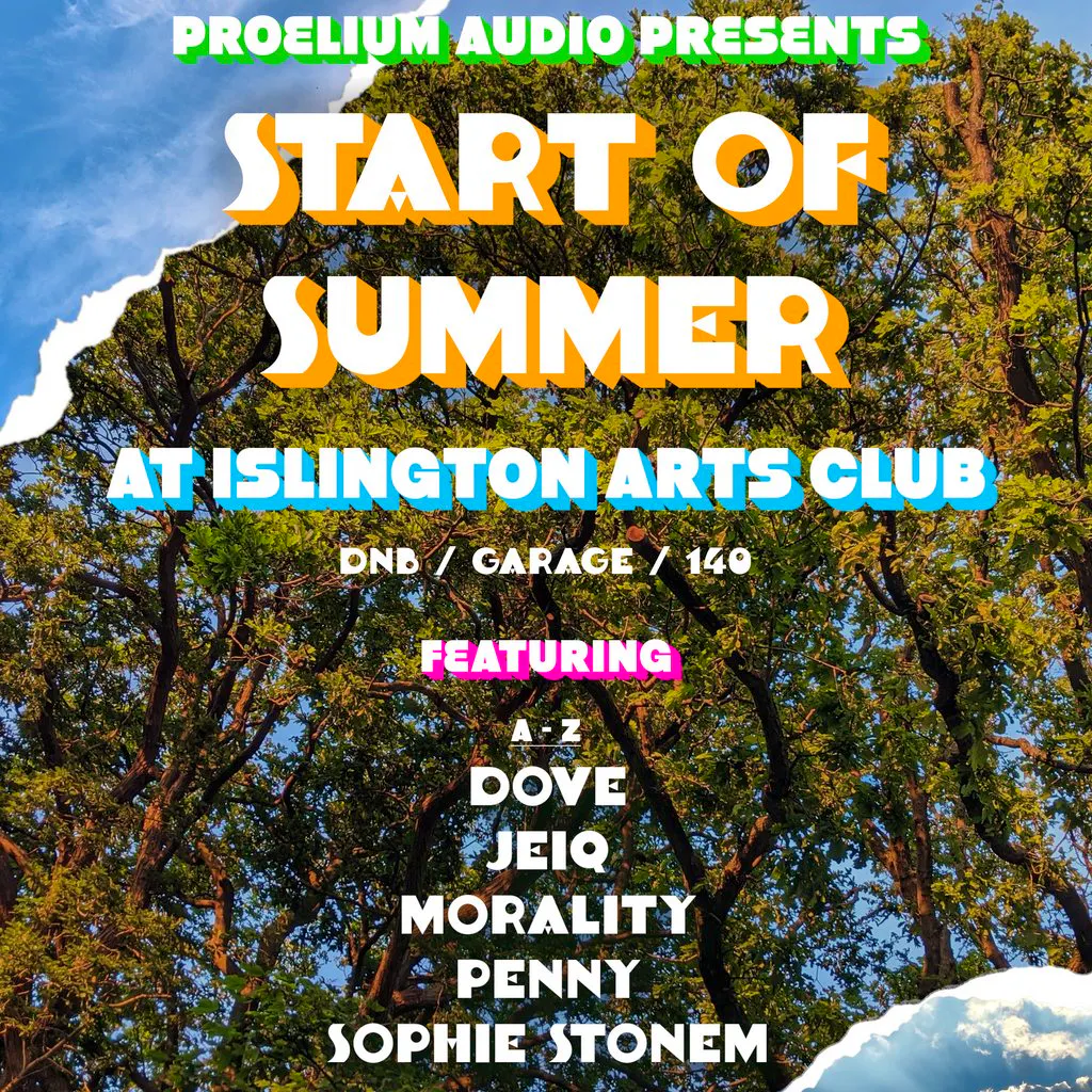 Proelium Audio Presents The Start of Summer at Islington Arts Club
