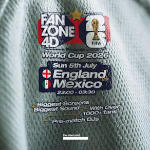 FANZONE 4D x The Steel Yard: England v Mexico (Round of 16)