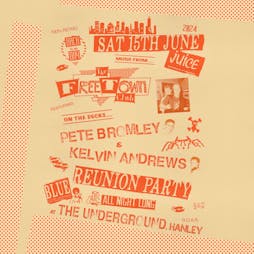 Back In The Day Presents Pete & Kelvins Freetown Reunion Tickets | The Underground Stoke-on-Trent  | Sat 15th June 2024 Lineup