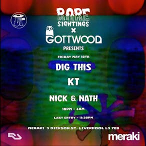 Gottwood x Rare Sightings Presents: Dig This, KT, Nick & Nath