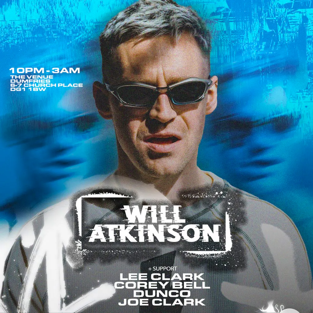 Eventos Zodiac presents Will Atkinson @ The Venue, Dumfries at The Venue Dumfries