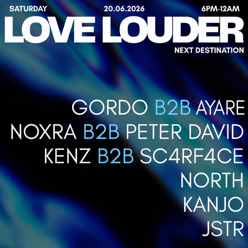 next destination//LOVE LOUDER at The Royal British Leigon Dunbar