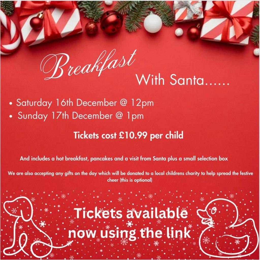 Breakfast with Santa Dug And Duck Glasgow Sat 16th December 2023 Lineup