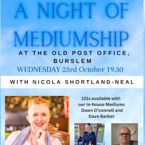 SSE Presents An Evening of Mediumship with Nicola Shortland Neal