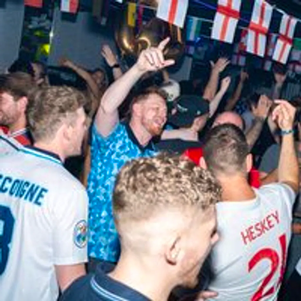 England vs Mexico Round of 16 at Club Aura Tunbridge Wells