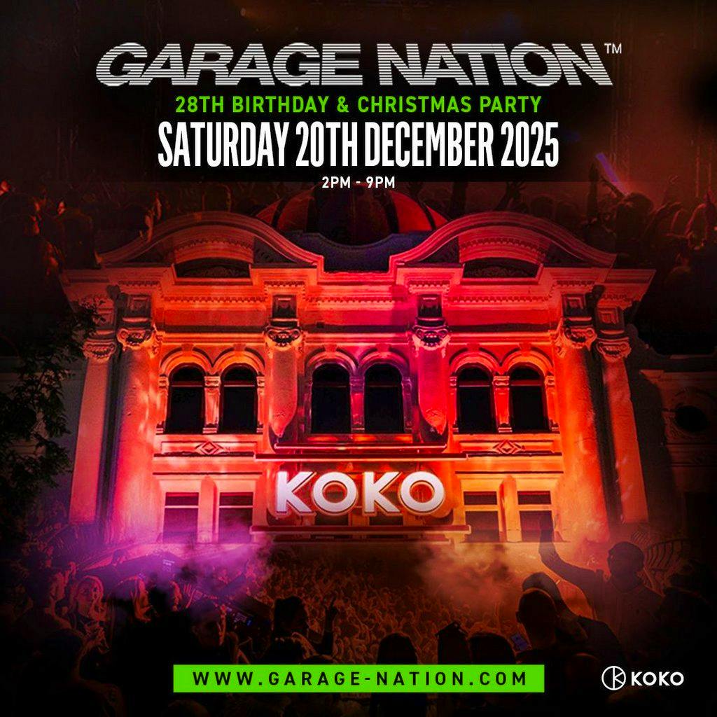 Garage Nation 28th Birthday KOKO London at KOKO
