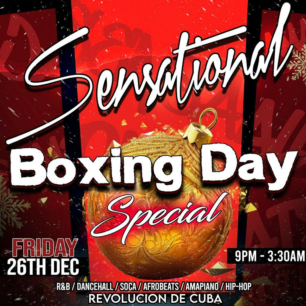 Sensational: Boxing Day Special at Revolucion De Cuba Milton Keynes