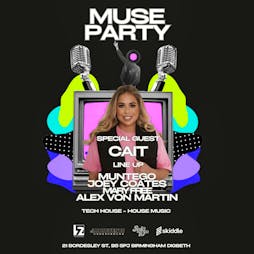 MUSEVENTS presents CAIT, Alex Von Martin, Mary Free and more... Tickets | SUKi10C Birmingham  | Sat 18th May 2024 Lineup