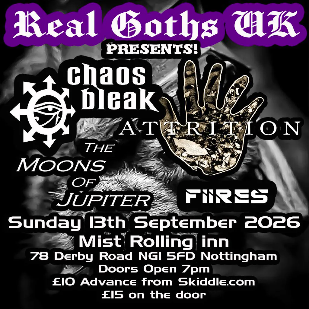 REAL Goths UK presents: Mist Rolling Inn, Nottingham at The Mist Rolling Inn