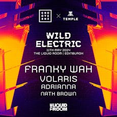 Groovebox X Temple: Wild Electric with Franky Wah at The Liquid Room