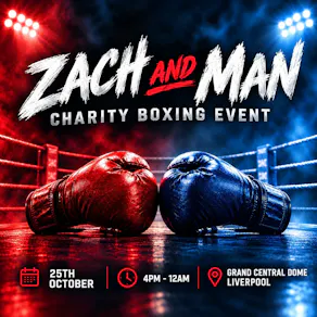 Zach and Man Boxing Charity Night