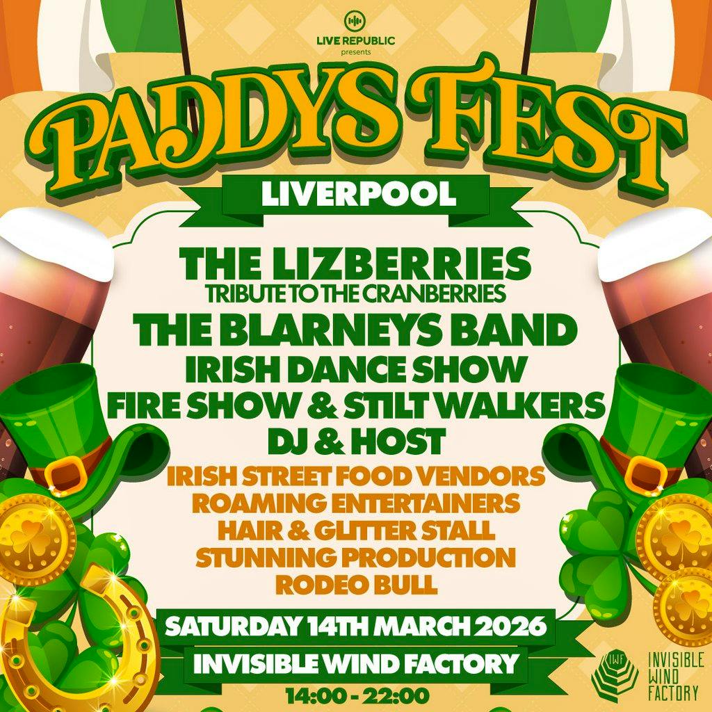 Paddy's Fest | Invisible Wind Factory, Liverpool at Invisible Wind Factory