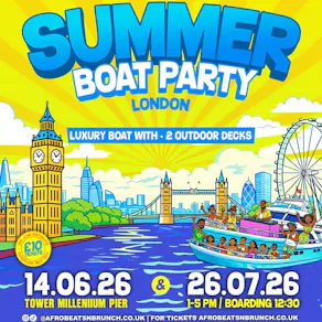 Summer Boat Cruise x Afrobeats N Brunch - LONDON