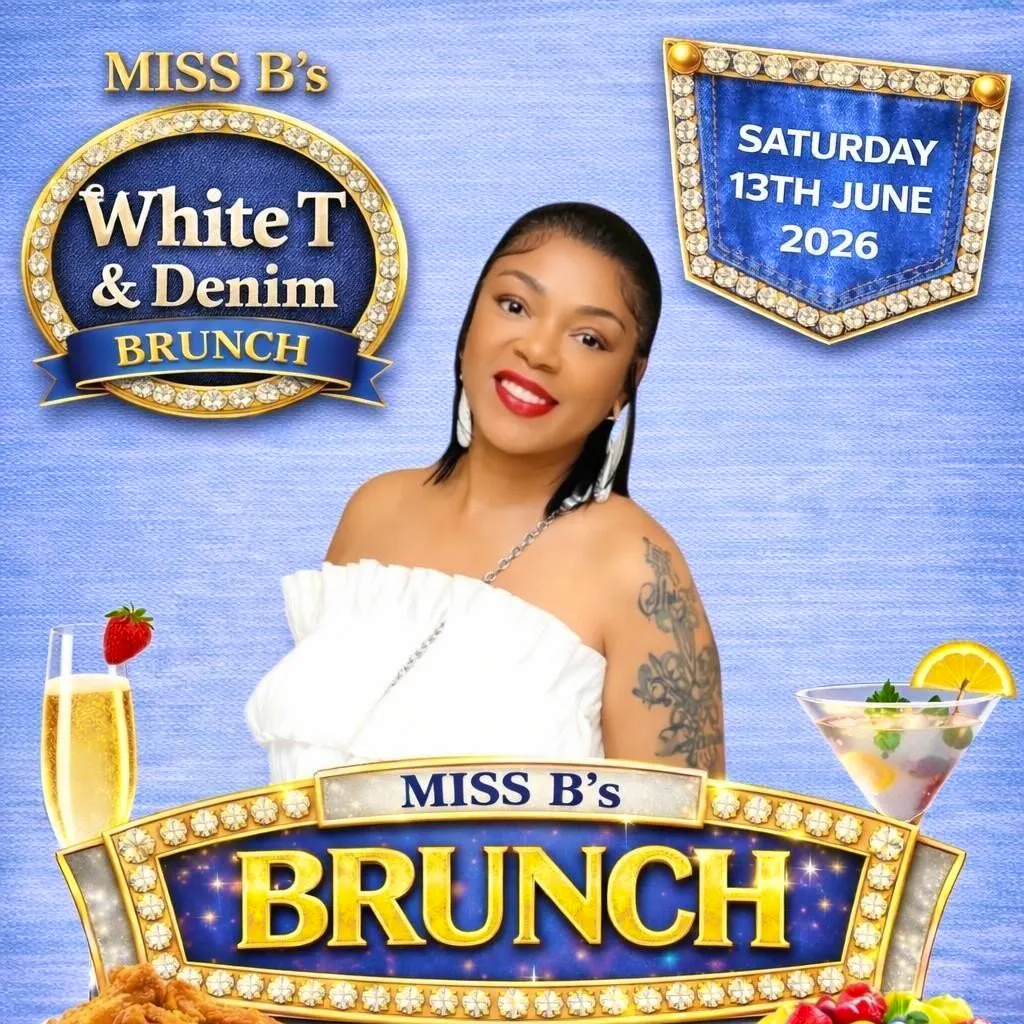 Miss B's White T & Denim Brunch, The Old Skool soul edition at V.i.p Connection, Unit 14 ,West Ashton ,M50 2SNN