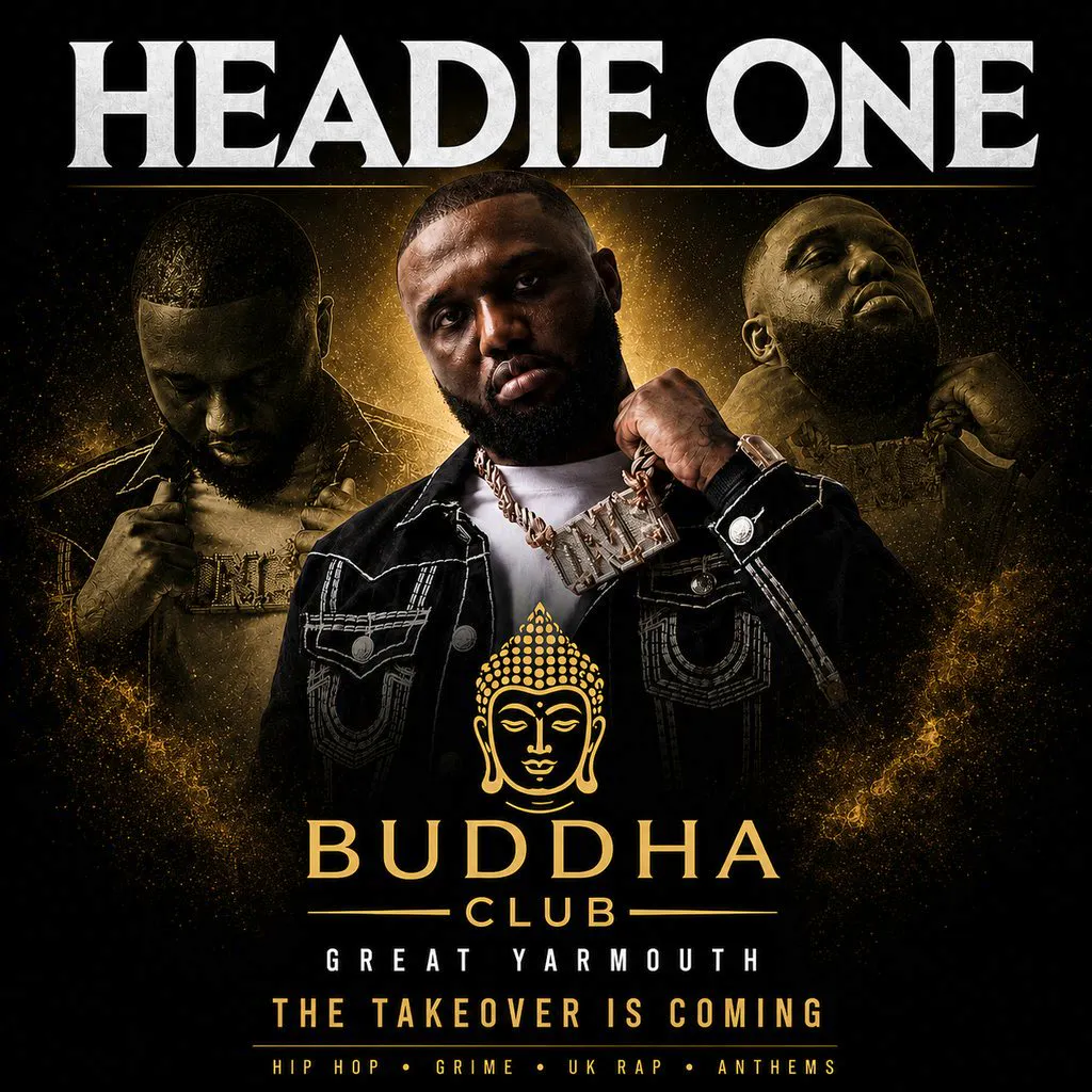 Headie One at Buddha Club Great Yarmouth