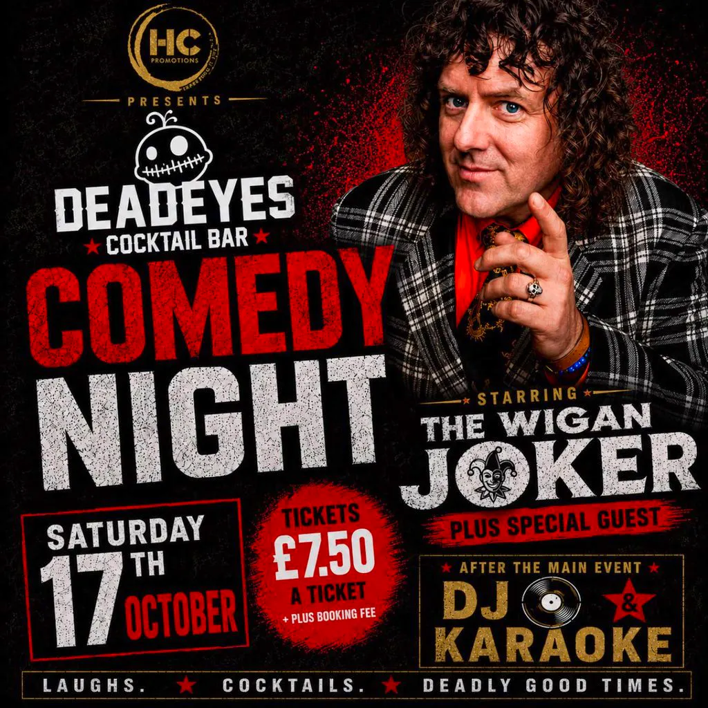 The Wigan Joker live at Deadeyes Cocktail Bar, Warrington