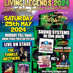 "One Park Living Legends" Tickets | Moor Park Preston  | Sat 25th May 2024 Lineup