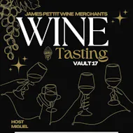 Wine tasting evening : Hosted by Miguel at Vault 17