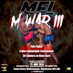 The M Fight League M WAR III