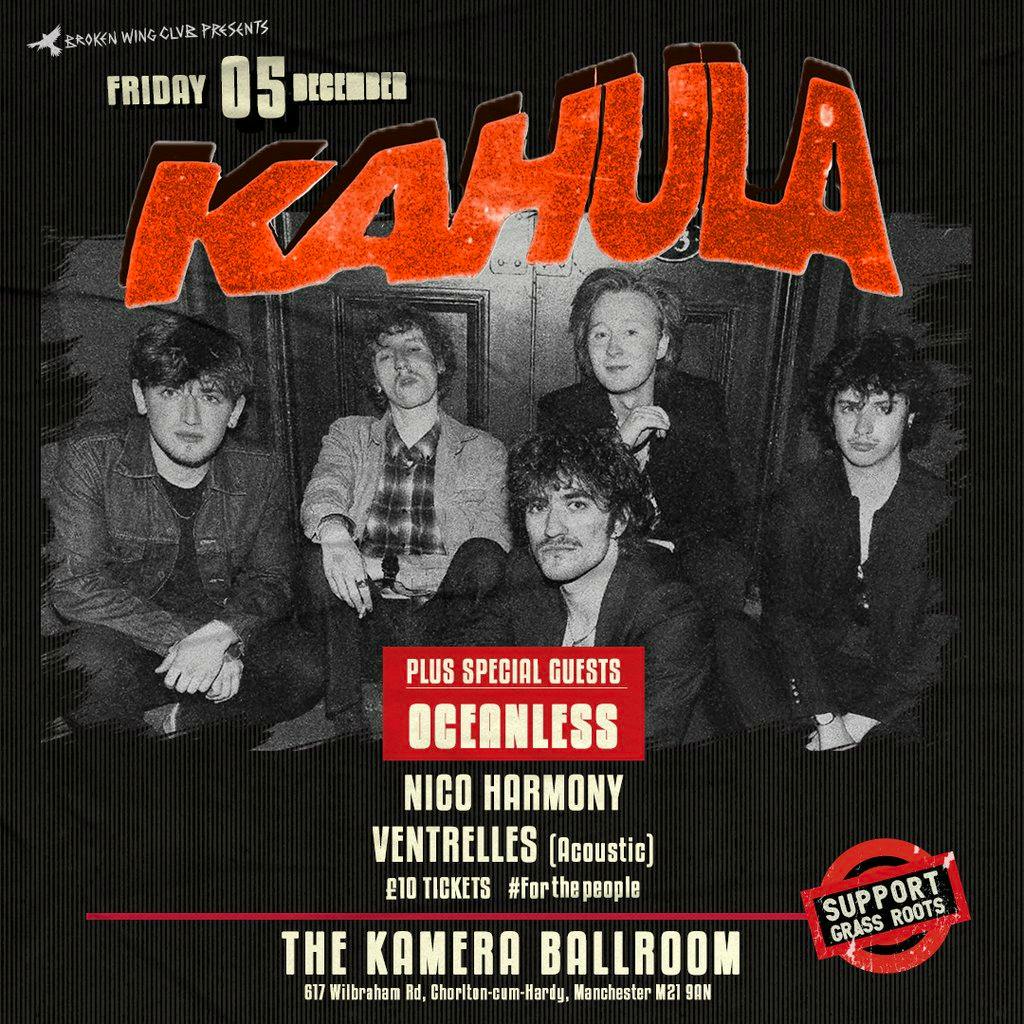 Brokenwingclub: Kahula // OCEANLESS   // Nico Harmony  //  VENTR at Kamera At Lloyd And Platt