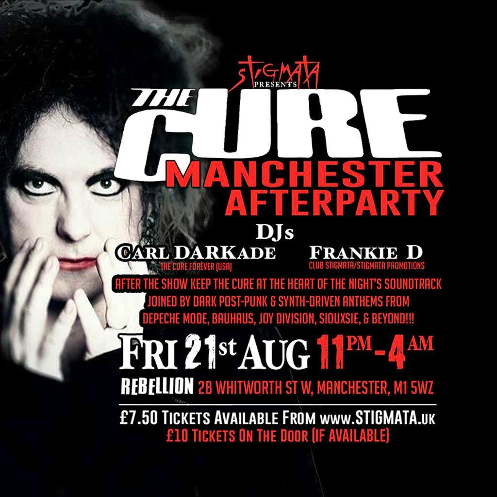 The Cure Aftershow Manchester at Rebellion