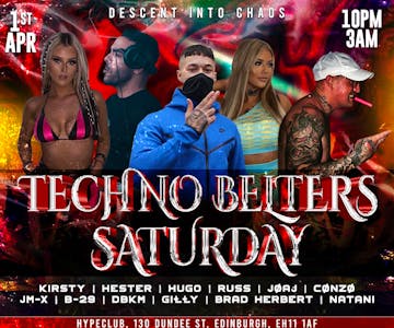 Techno Belters Saturday