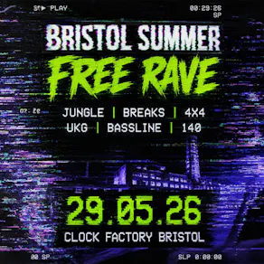 Bristol's Summer FREE Rave | DNB | JUNGLE | TEK | 4X4 | TECHNO |