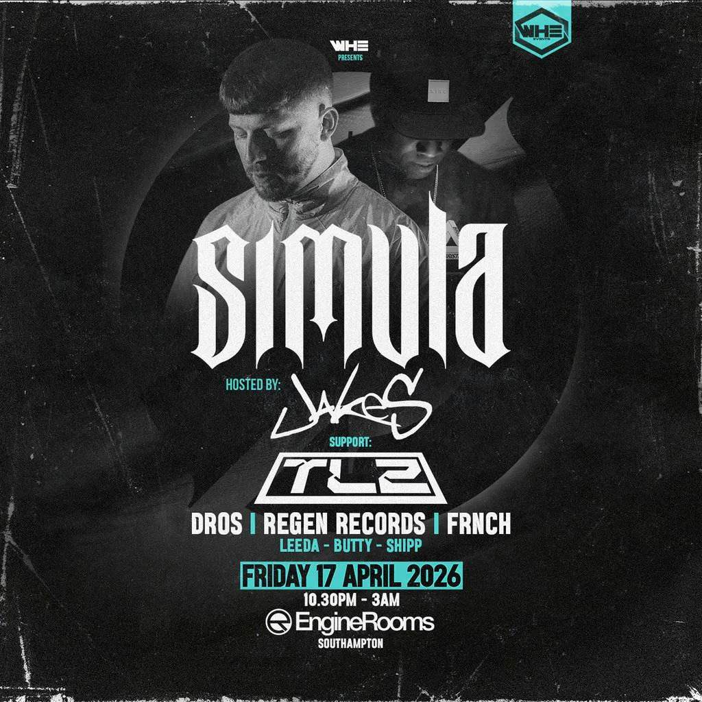 WHE Presents: Simula & Jakes + Support at EngineRooms