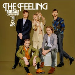 The Feeling | English Rock & Pop Tickets | Boisdale Of Canary Wharf London  | Thu 25th April 2024 Lineup