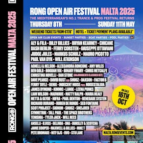 RONG Open Air Festival Malta 2025