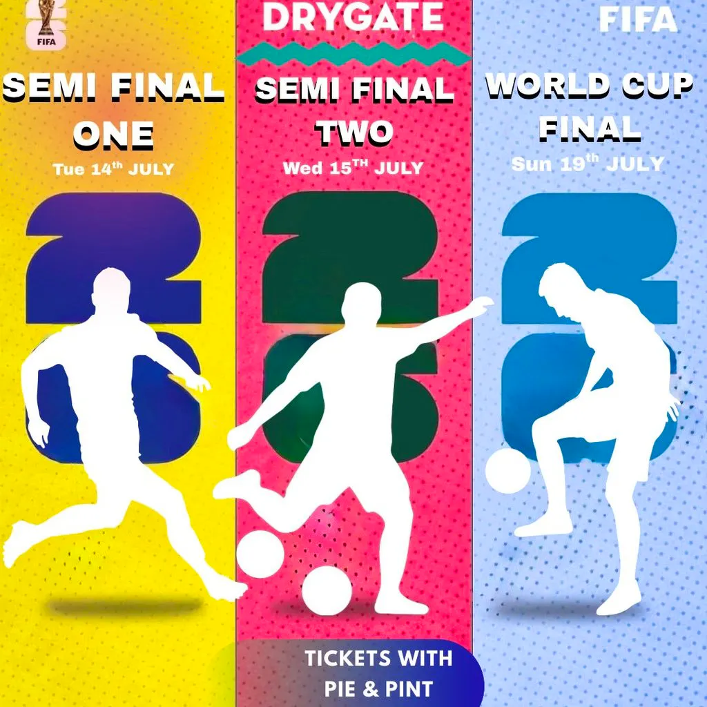 World Cup Semi Final Fan Zone 14th July at Drygate