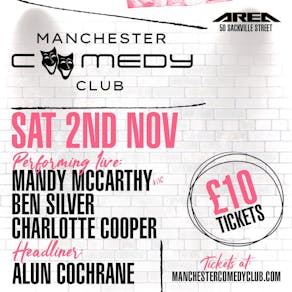 Manchester Comedy Club - Saturday 2nd November!