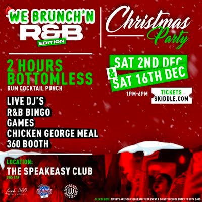 We Brunch'n: R&B Edition - Xmas Special | The Speakeasy Club Hitchin ...