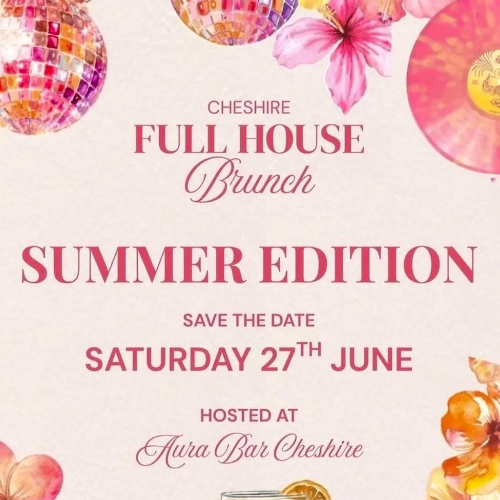 Cheshire Full House Brunch at Aura Bar Wilmslow