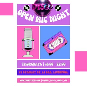 OPEN MIC NIGHT | DysCo Liverpool