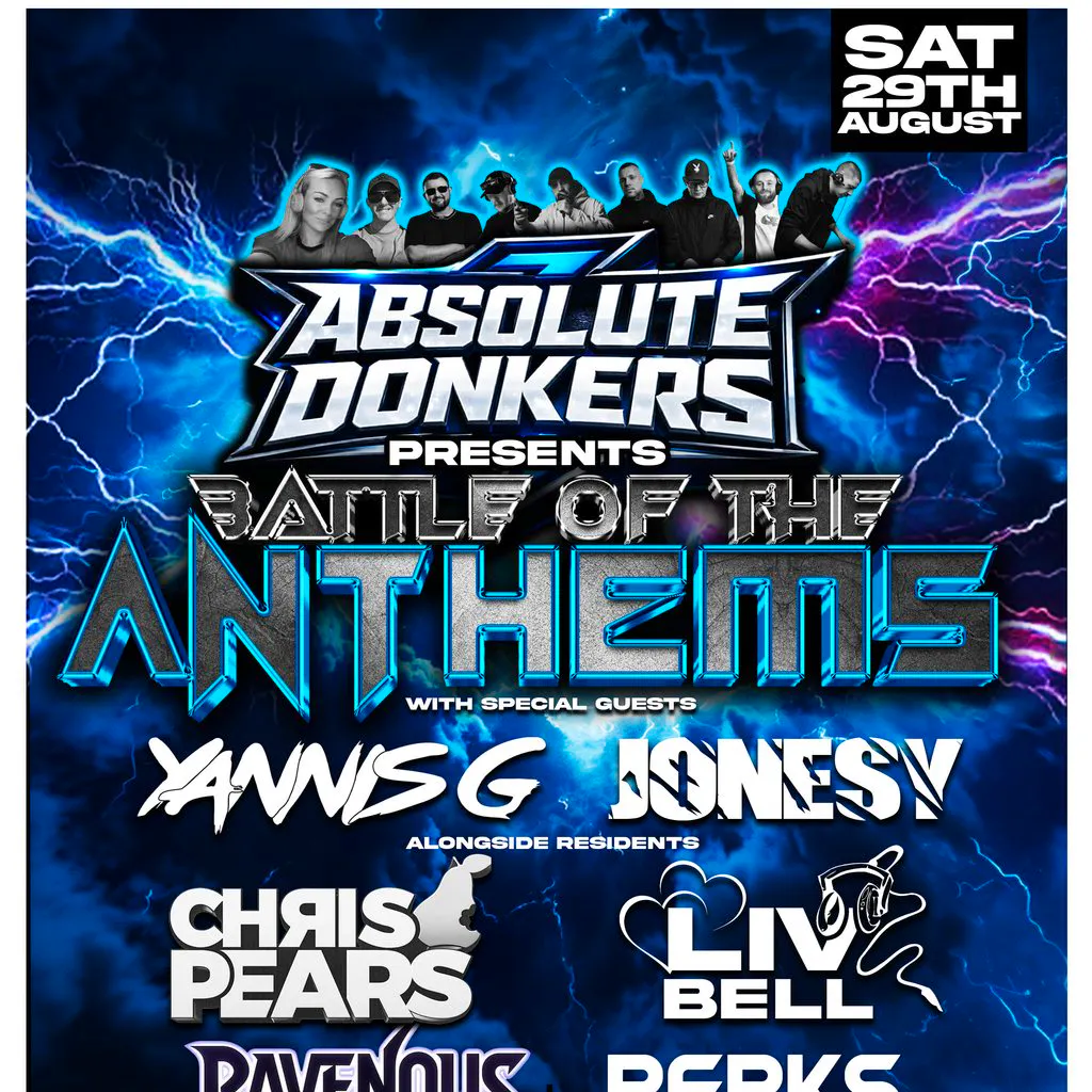 Absolute Donkers Presents Battle Of The Anthems at Spitfire Fun Vault