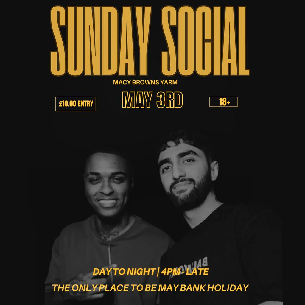 Sunday Social at Macy Browns Yarm