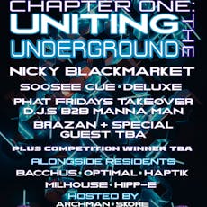 Chapter One: Uniting The Underground at Cellar Bar, Ware, SG12 9BS (Saracens Head)