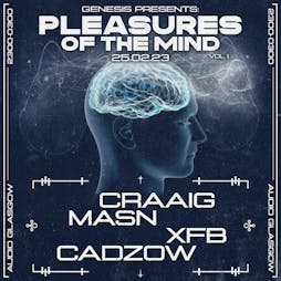 GENESIS Presents Pleasures Of The Mind Vol. 1 Tickets | Audio Glasgow Glasgow  | Sat 25th February 2023 Lineup