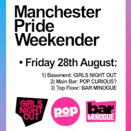 MCR Pride 3 room pop party (Fri 28th Aug) @ Joshua Brooks at Joshua Brooks