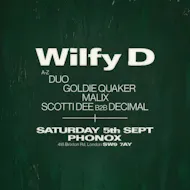 Wilfy D, malix, Goldie Quaker, Scotti Dee B2B Decimal at Phonox