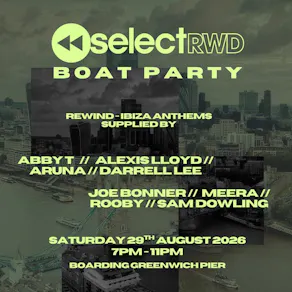 Select Rewind - Boat Party