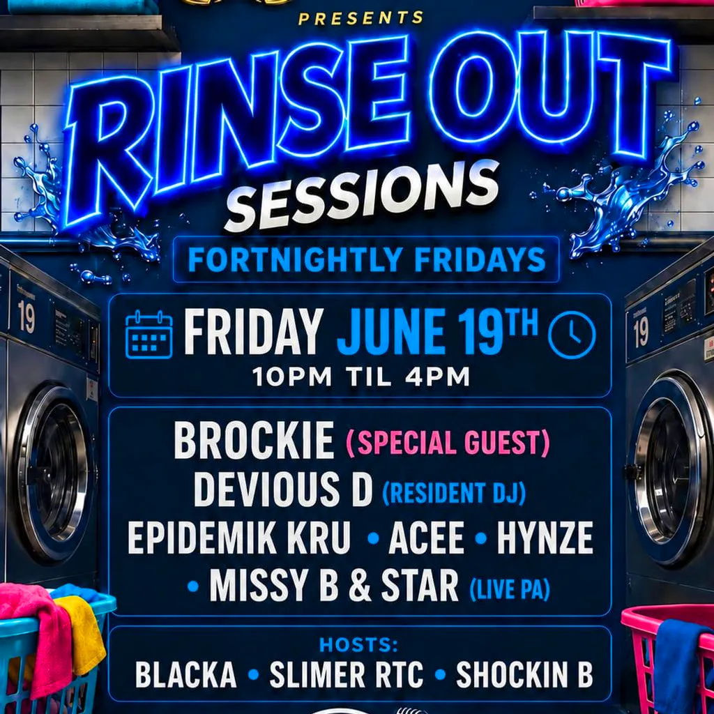 Rinse Out Sessions with DJ Brockie at The Dance Hall